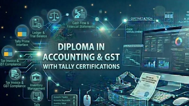 Diploma in Financial Accounting & GST with Tally Certifications